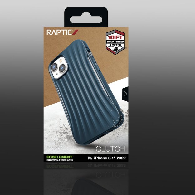 Raptic X-Doria Clutch Case iPhone 14 back cover blue 4