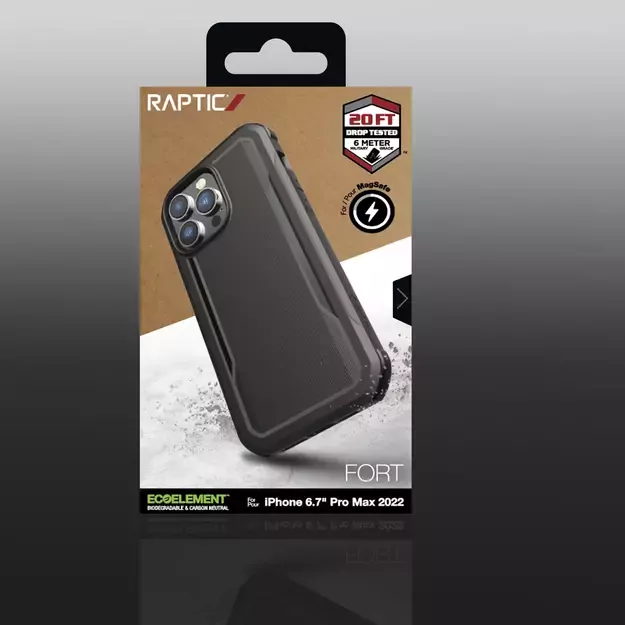 Raptic X-Doria Fort Case iPhone 14 Pro Max with MagSafe armored cover black 4
