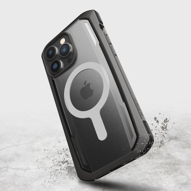 Raptic X-Doria Secure Case for iPhone 14 Pro with MagSafe armored cover black 4