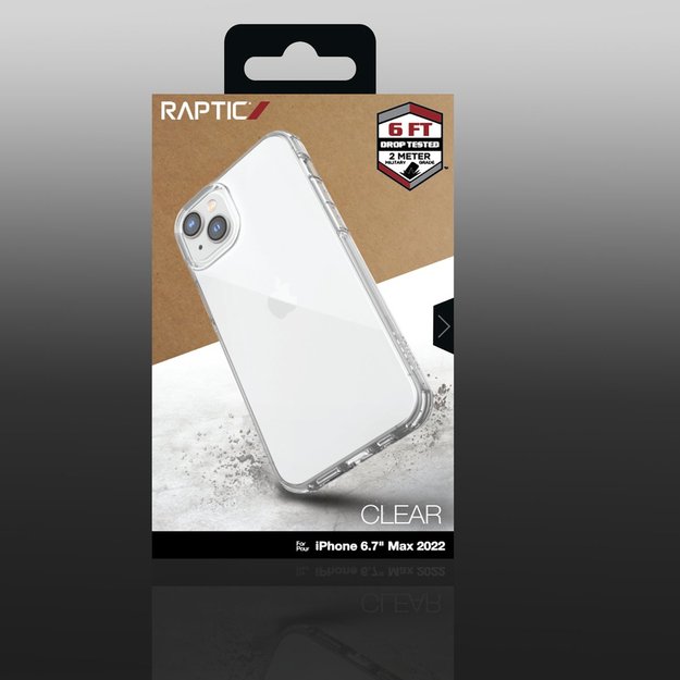Raptic X-Doria Clear Case iPhone 14 Plus armored clear cover 5