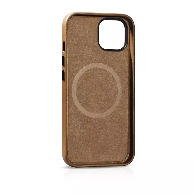 iCarer Oil Wax Premium Leather Case iPhone 14 Plus Magnetic Leather Case with MagSafe Brown (WMI14220703-TN) 20