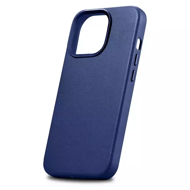 iCarer Case Leather Cover Genuine Leather Case for iPhone 14 Pro Max blue (WMI14220708-BU) (MagSafe compatible) 10