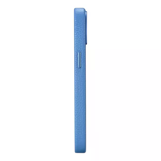 iCarer Litchi Premium Leather Case iPhone 14 Plus Magnetic Leather Case with MagSafe Light Blue (WMI14220711-LB) 5