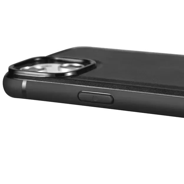 iCarer Leather Oil Wax case covered with natural leather for iPhone 14 Plus black (WMI14220719-BK) 12
