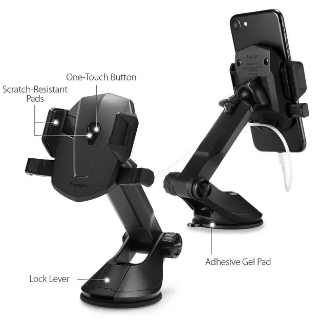 Spigen TS35 Car Cockpit Phone Holder - Black 8