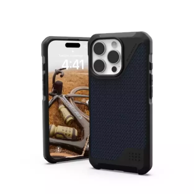 UAG Metropolis LT Magsafe iPhone 16 Pro Case - Blue 1