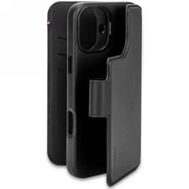 Decoded Leather Detachable Wallet MagSafe Case with Wallet for iPhone 16 Plus - Black 2