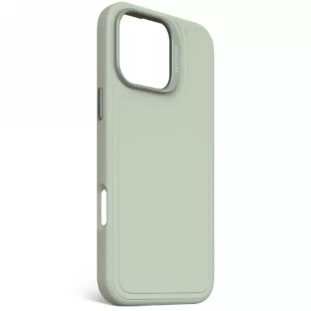 Decoded AntiMicrobial Silicone Stacks Backcover Case with MagSafe for iPhone 16 Pro Max - Green 1