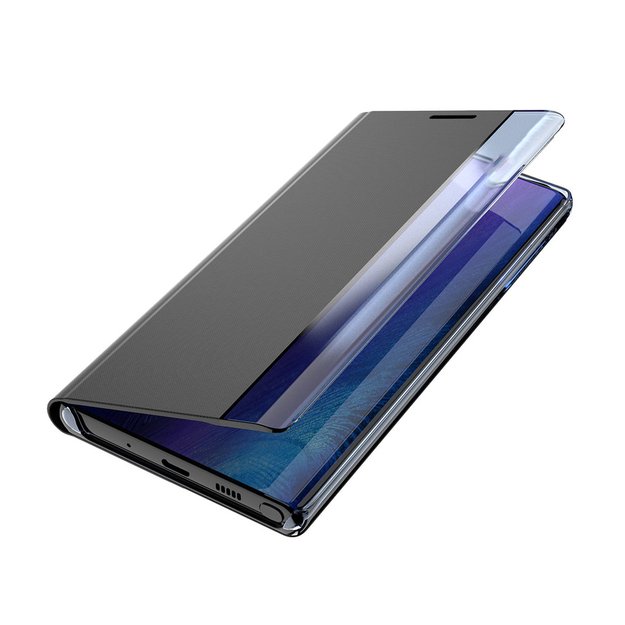 Sleep Case Bookcase Type Case with Smart Window for iPhone 13 Pro Max blue 11