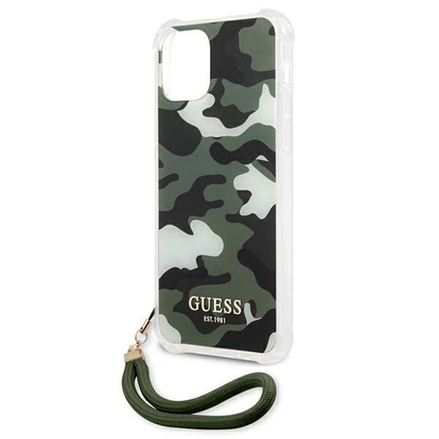Guess GUHCP12MKSARKA iPhone 12/12 Pro 6.1&quot  green/khaki hardcase Camo Collection 12