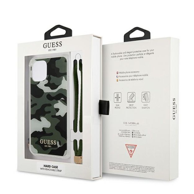 Guess GUHCP12MKSARKA iPhone 12/12 Pro 6.1&quot  green/khaki hardcase Camo Collection 14