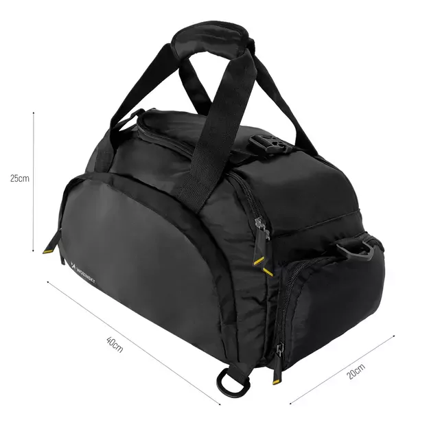 Wozinsky Travel Sports Bag Backpack Hand Luggage Bag 40x20x25 cm for Airplane Black (WSB-B01) 9