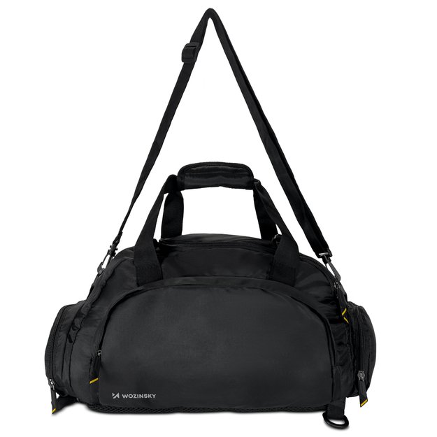 Wozinsky Travel Sports Bag Backpack Hand Luggage Bag 40x20x25 cm for Airplane Black (WSB-B01) 23
