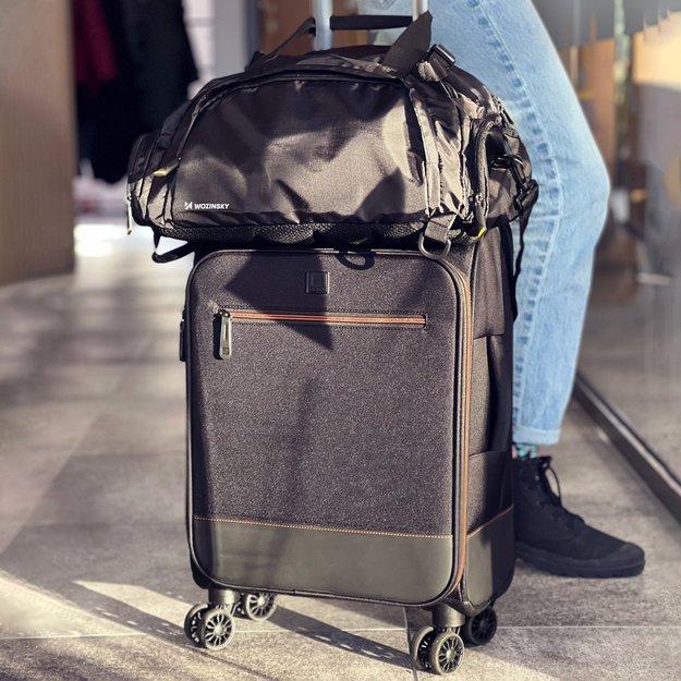 Wozinsky Travel Sports Bag Backpack Hand Luggage Bag 40x20x25 cm for Airplane Black (WSB-B01) 39
