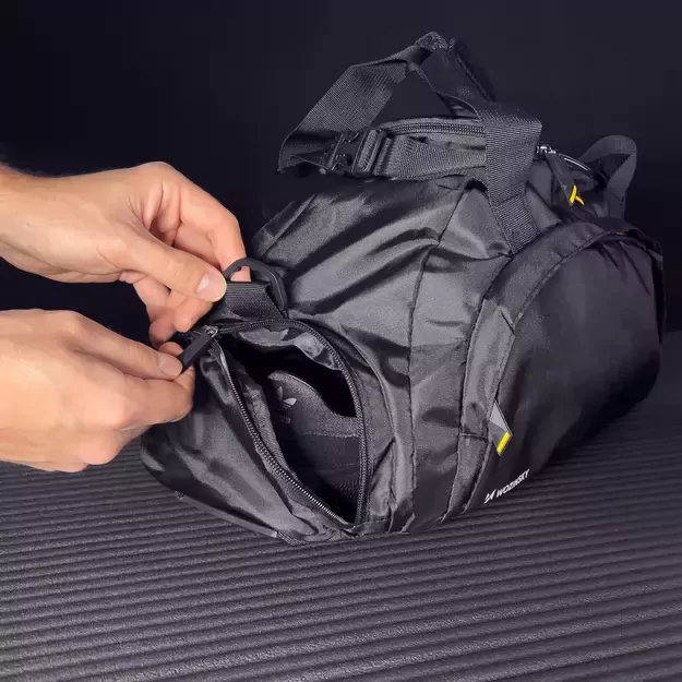 Wozinsky Travel Sports Bag Backpack Hand Luggage Bag 40x20x25 cm for Airplane Black (WSB-B01) 17