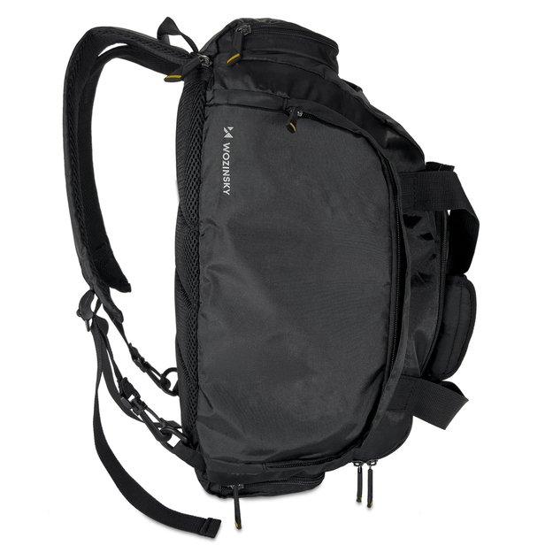 Wozinsky Travel Sports Bag Backpack Hand Luggage Bag 40x20x25 cm for Airplane Black (WSB-B01) 31
