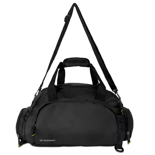 Wozinsky Travel Sports Bag Backpack Hand Luggage Bag 40x20x25 cm for Airplane Black (WSB-B01) 1