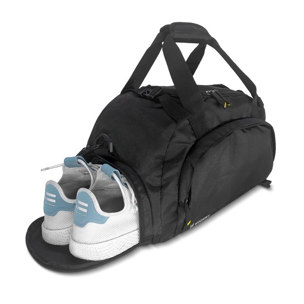 Wozinsky Travel Sports Bag Backpack Hand Luggage Bag 40x20x25 cm for Airplane Black (WSB-B01) 36