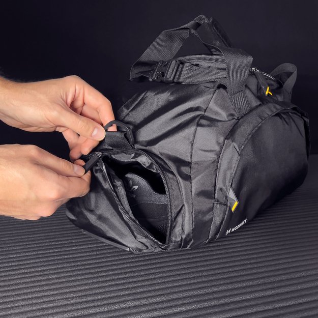 Wozinsky Travel Sports Bag Backpack Hand Luggage Bag 40x20x25 cm for Airplane Black (WSB-B01) 43