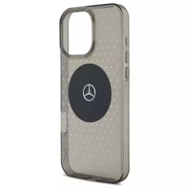 Mercedes MB Case Star Pattern for iPhone 16 Pro - Black 5