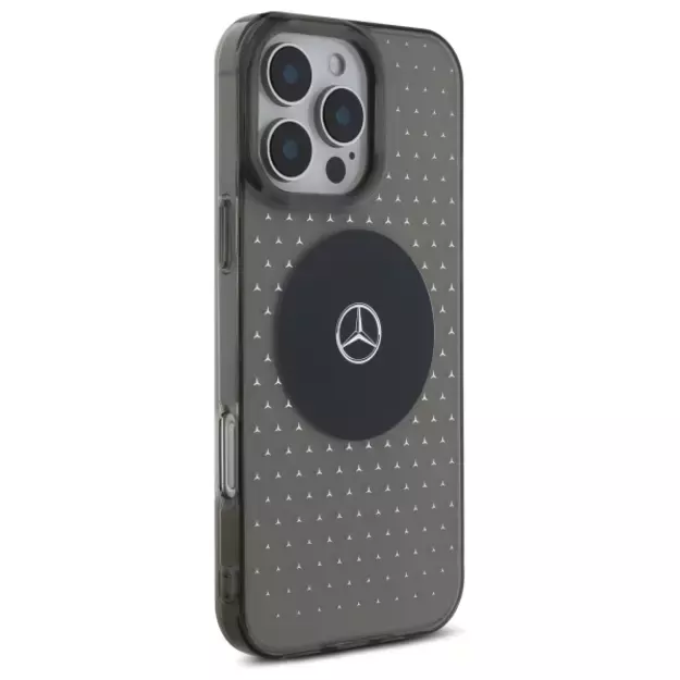 Mercedes MB Case Star Pattern for iPhone 16 Pro - Black 3