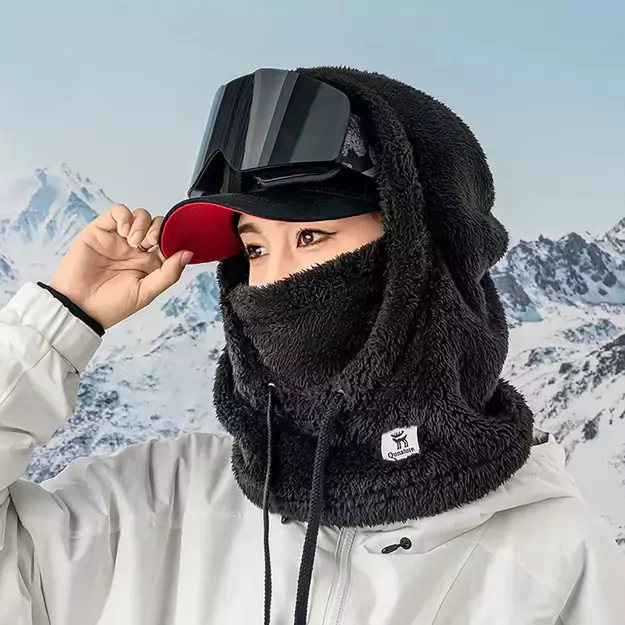 Qunature Arctic Velvet Ski Balaclava Size L - Black 9