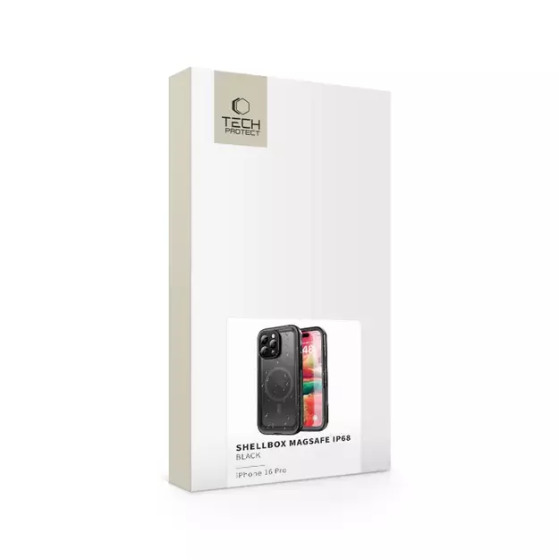 Tech-Protect ShellBox MagSafe IP68 Case for iPhone 16 Pro - Black 8