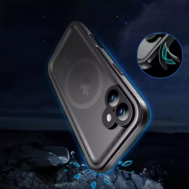 Tech-Protect ShellBox MagSafe IP68 Case for iPhone 16 Pro - Black 10