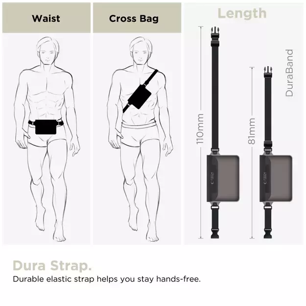 Tech-Protect UWP10 Waterproof Bag - Black 6