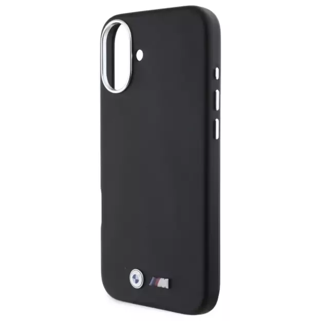 BMW M Smooth Full Wrapped Metal MagSafe Case for iPhone 16 Plus - Black 12