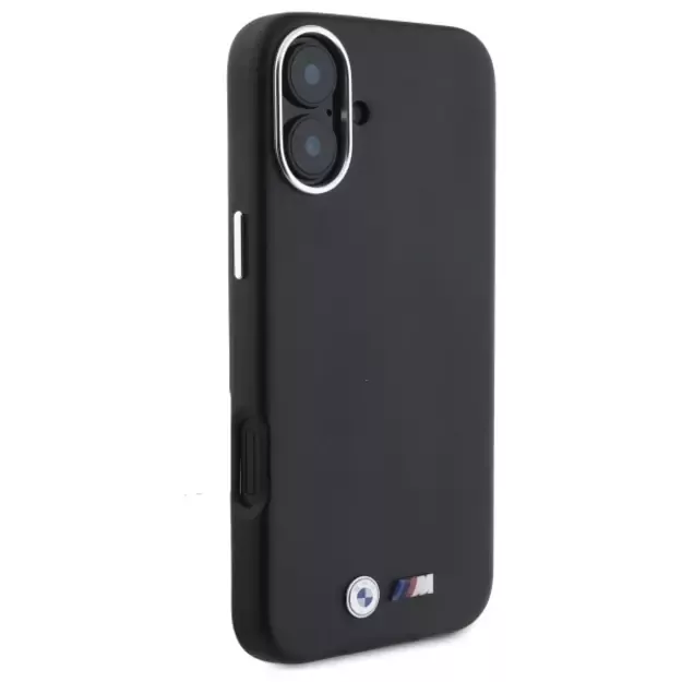 BMW M Smooth Full Wrapped Metal MagSafe Case for iPhone 16 Plus - Black 10