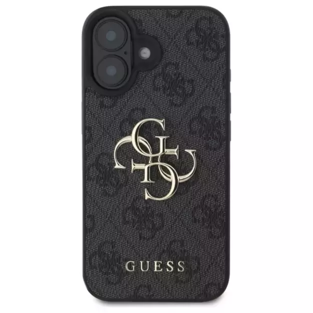 Guess 4G Big Logo iPhone 16 Plus Case - Black 9