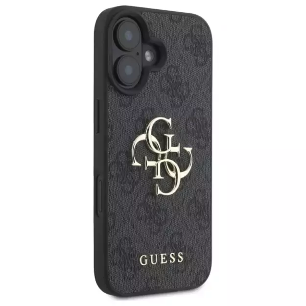 Guess 4G Big Logo iPhone 16 Plus Case - Black 10