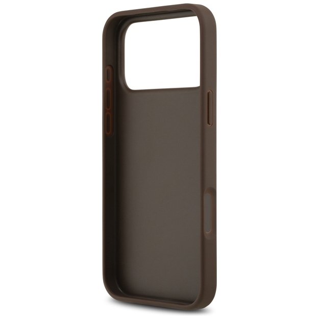 Guess 4G Nauble Card Triangle Case for iPhone 17 Pro Max - Brown 6