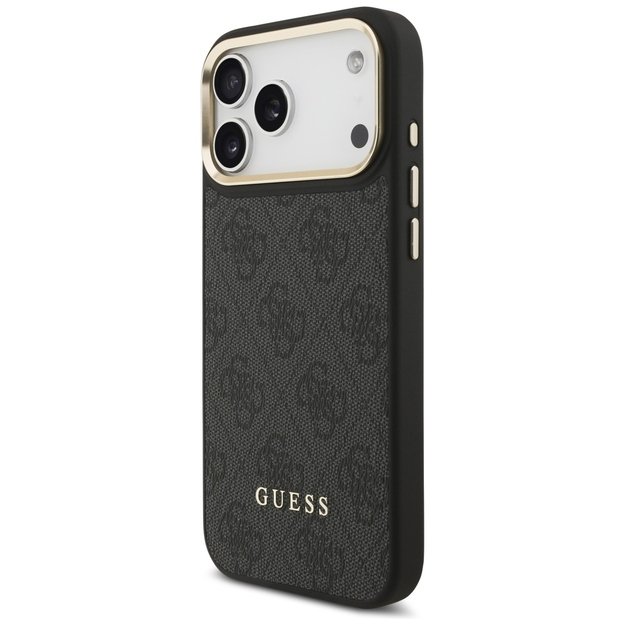 Guess 4G Case with Magsafe Wallet for iPhone 17 Pro Max - Black 1