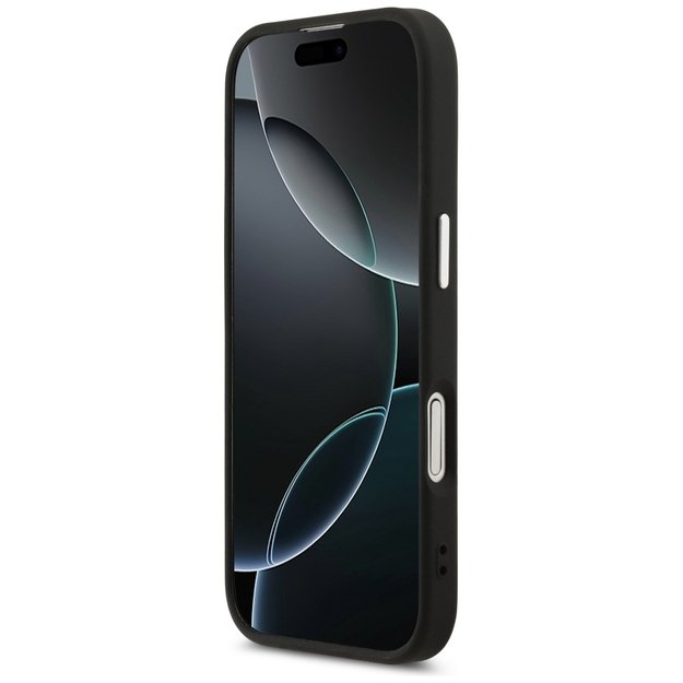 Guess Grained Triangle Logo MagSafe case for iPhone 17 - black 4