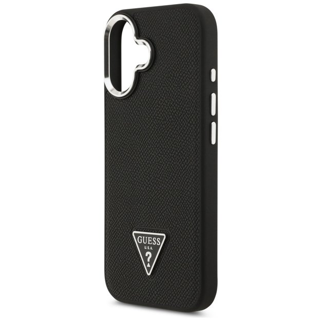 Guess Grained Triangle Logo MagSafe case for iPhone 17 - black 5