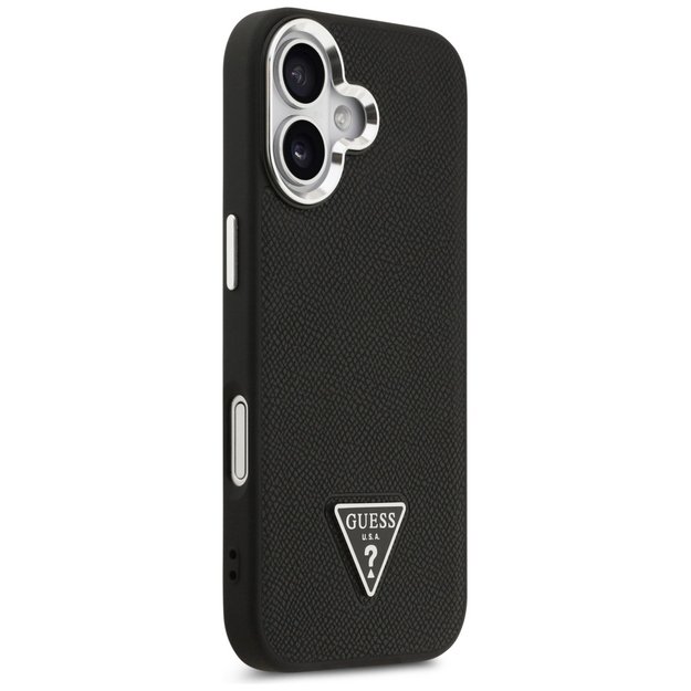 Guess Grained Triangle Logo MagSafe case for iPhone 17 - black 3