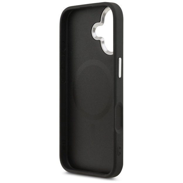 Guess Grained Triangle Logo MagSafe case for iPhone 17 - black 6