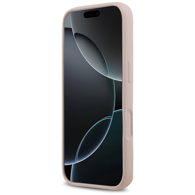 Guess Silicone Big 4G Script Case for iPhone 17 Pro - Pink 4