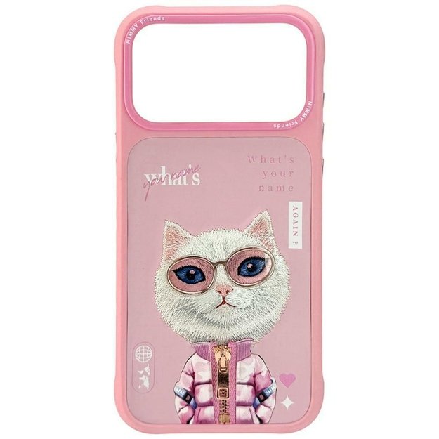 Nimmy Cool&amp Cute 2.0 Cat Case for iPhone 17 Pro Max - Pink