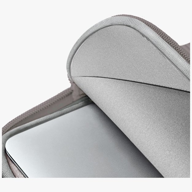 Uniq Cyprus Ridge Edition Laptop Sleeve for 14&quot  laptops, water-resistant neoprene - gray 3