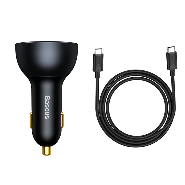 Baseus TZCCZM-0G USB-A / USB-C car charger 160W PPS / QC 5 / PD - gray 3