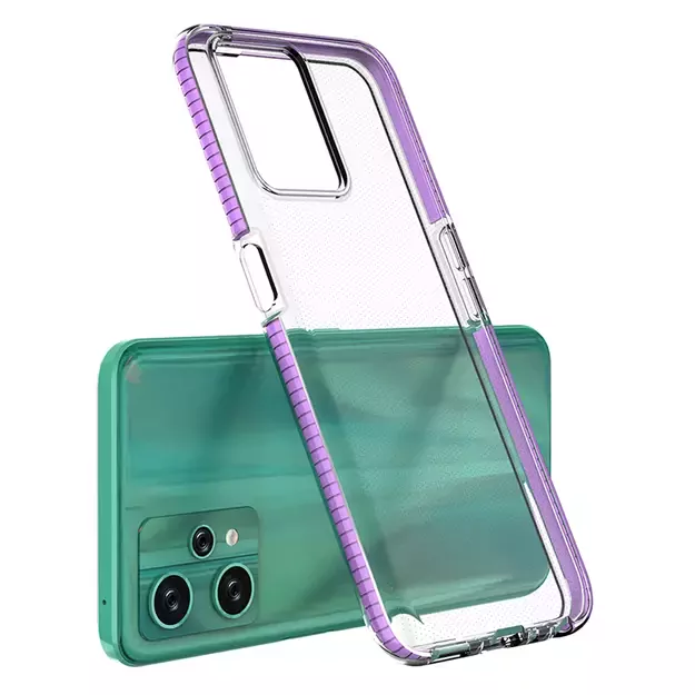 Spring Case for Realme 9 Pro silicone cover with frame light pink 3