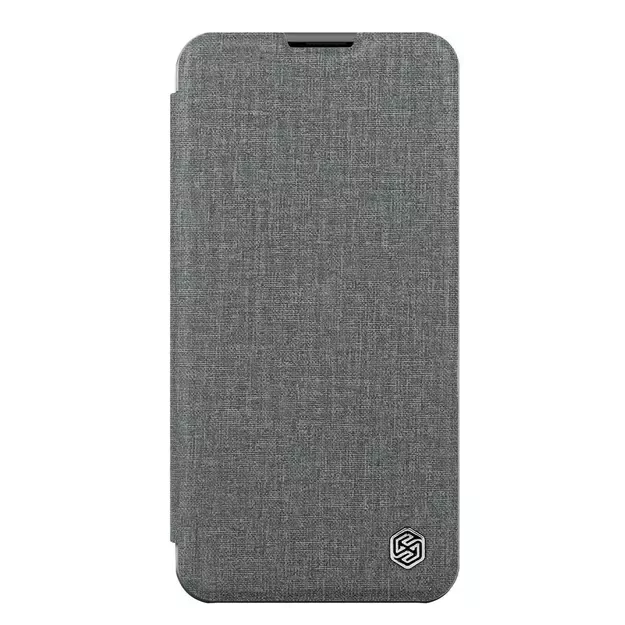 Nillkin Qin Cloth Pro Case Case for iPhone 14 Plus Camera Cover Holster Cover Flip Case Gray 13