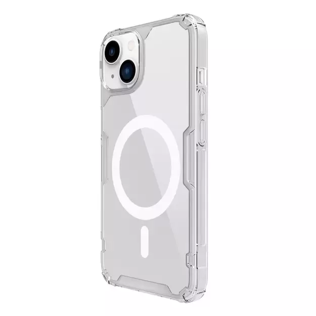 Nillkin Nature Pro Magnetic Case for iPhone 14 Plus, magnetic MagSafe cover, transparent 2