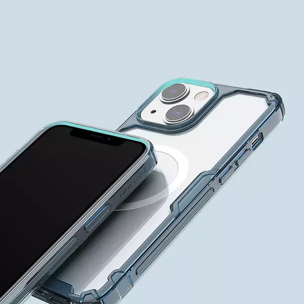 Nillkin Nature Pro Magnetic Case for iPhone 14 Plus, magnetic MagSafe cover, transparent 14