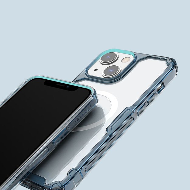 Nillkin Nature Pro Magnetic Case for iPhone 14 Plus, magnetic MagSafe cover, transparent 34