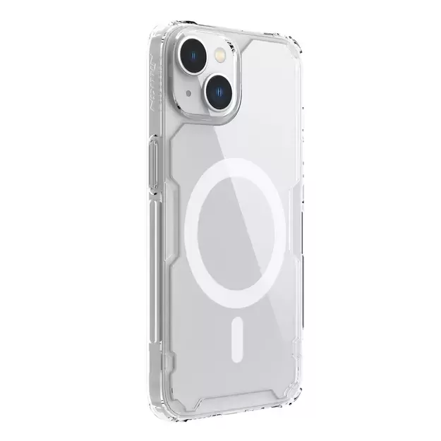 Nillkin Nature Pro Magnetic Case for iPhone 14 Plus, magnetic MagSafe cover, transparent 5