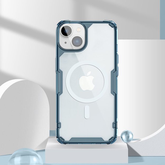Nillkin Nature Pro Magnetic Case for iPhone 14 Plus, magnetic MagSafe cover, transparent 39